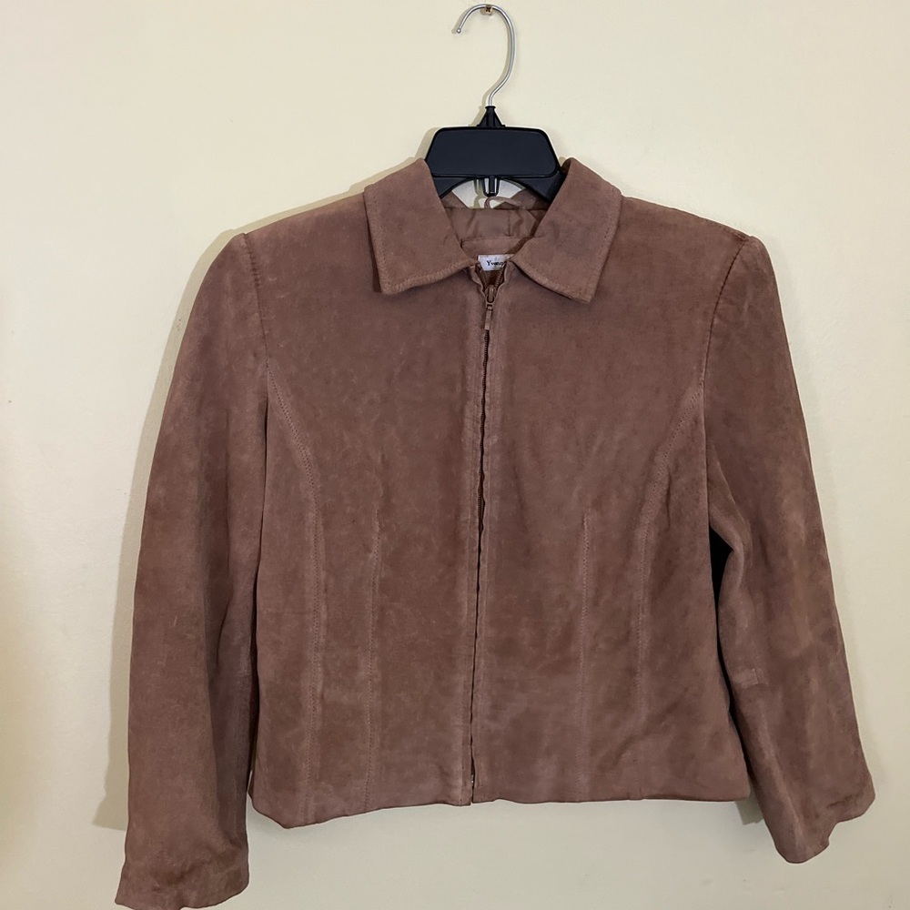 Yvonne Marie Women's Tan Leather Jacket
